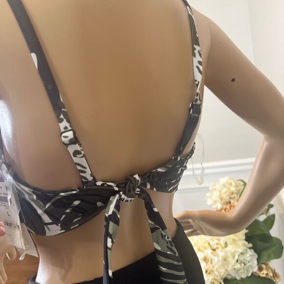 NWT Bar III Moody Tropics Convertible Bikini Top - Picture 11 of 11